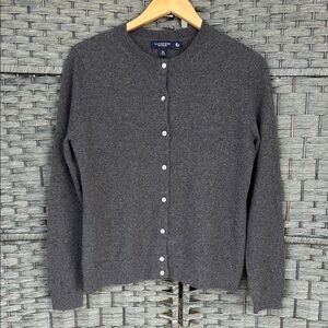 Lands' End Cashmere Cardigan Sweater | Women’s M